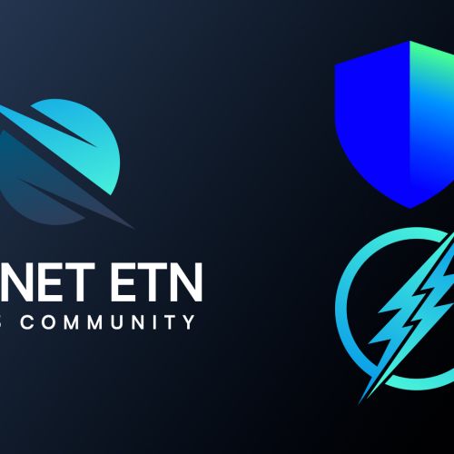 Trust Wallet Logo and Electroneum Logo
