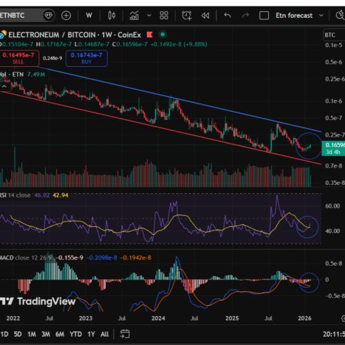 etn/btc pair weekly chart 05.02.26.