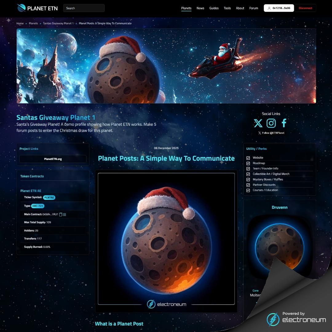 Planet Posts: A Simple Way To Communicate