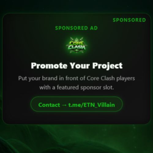 Sponsored Ad Opportunities in Core Clash TCG