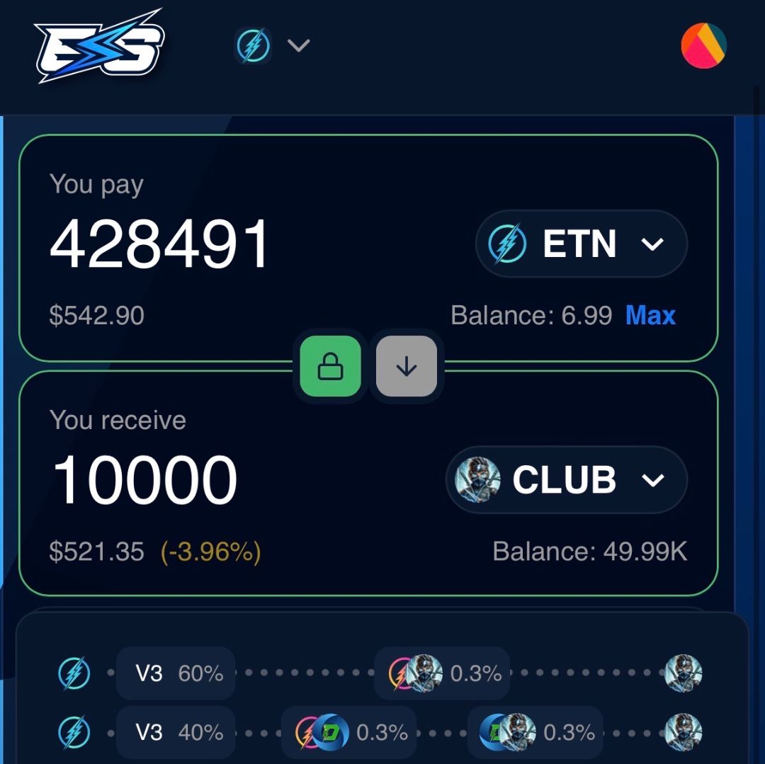 ElectroSwap Update: Trading CLUB Just Got a Lot Smoother Thanks to Better Routing and New Liquidity