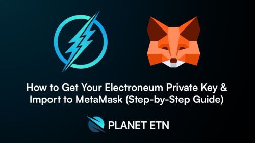 Electroneum and MetaMask logos