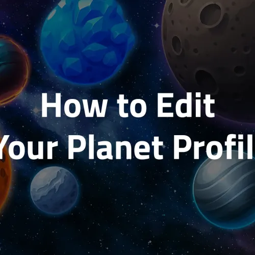 How to Edit Your Planet Profile